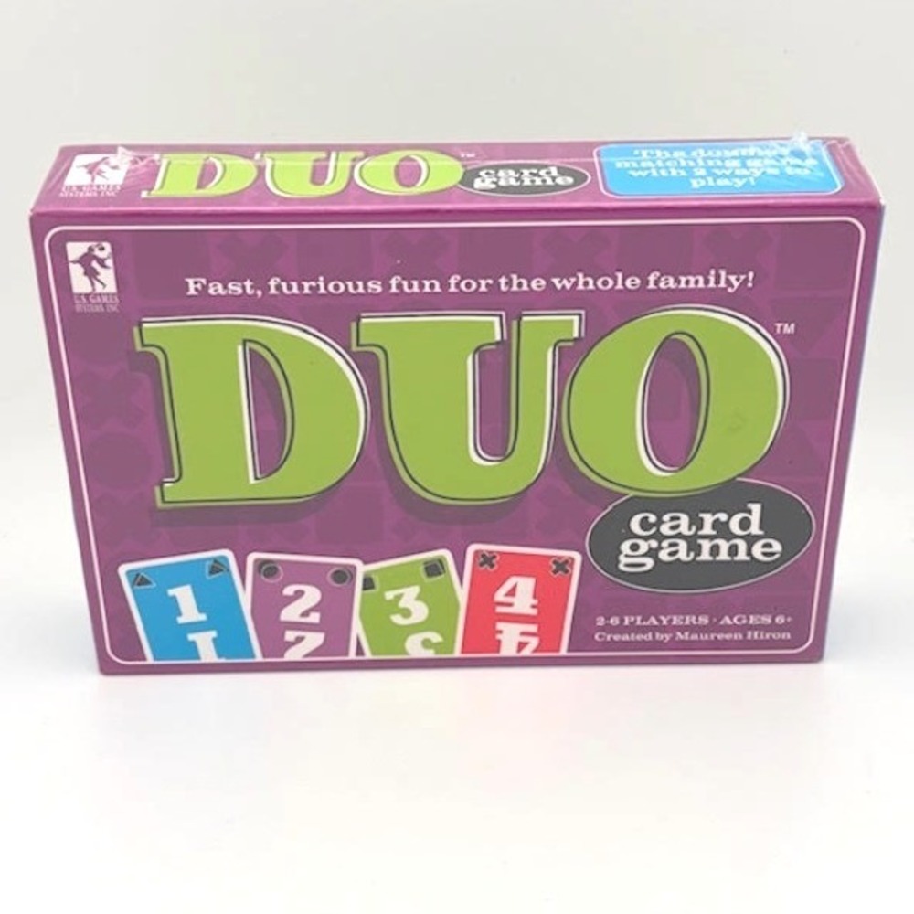US Games Systems DUO Card Game Maureen‎ Hiron Matching Family Game New Sealed